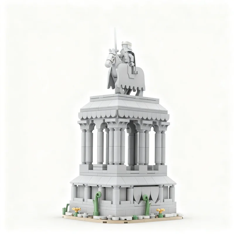 Конструктор MOC «Средневековый замок Карлова» из 466 деталей: креативный набор для сборки, коллекционный подарок, модель для демонстрации (art.: 3920daccc5ecf) - 3920daccc5ecf