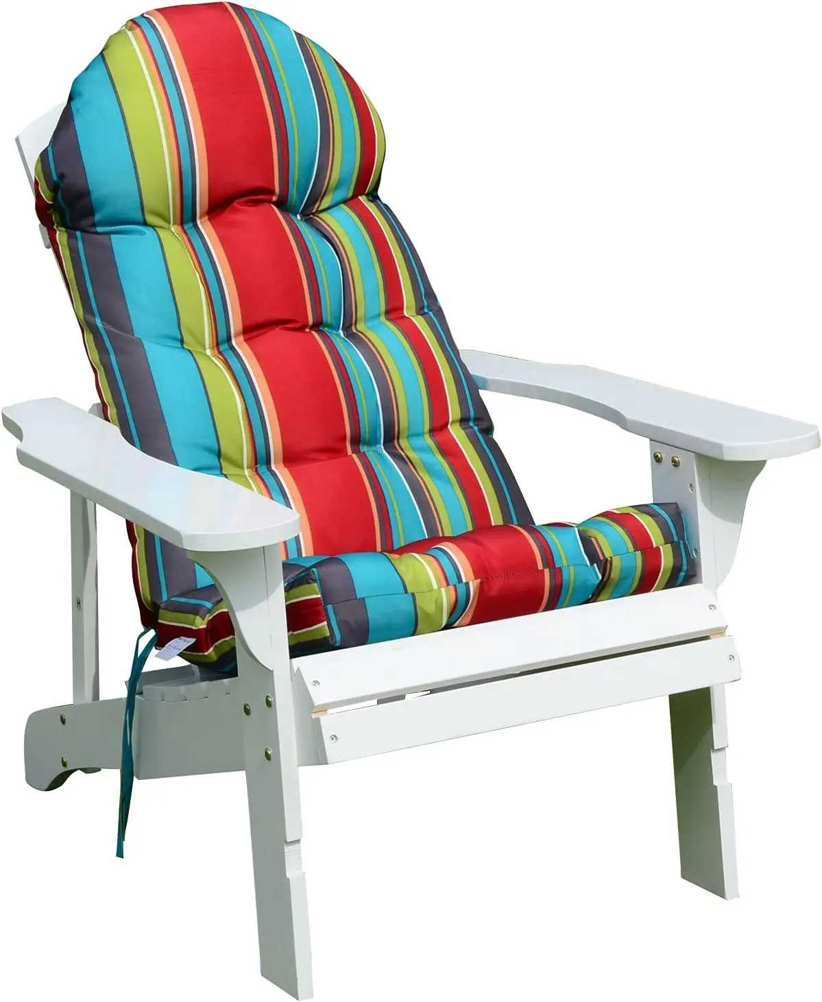 

Устойчивые подушки для стула Adirondack с высокой спинкой, подушка для дома и улицы, подушка для отдыха (полосатая), Подушка для тела Waifu