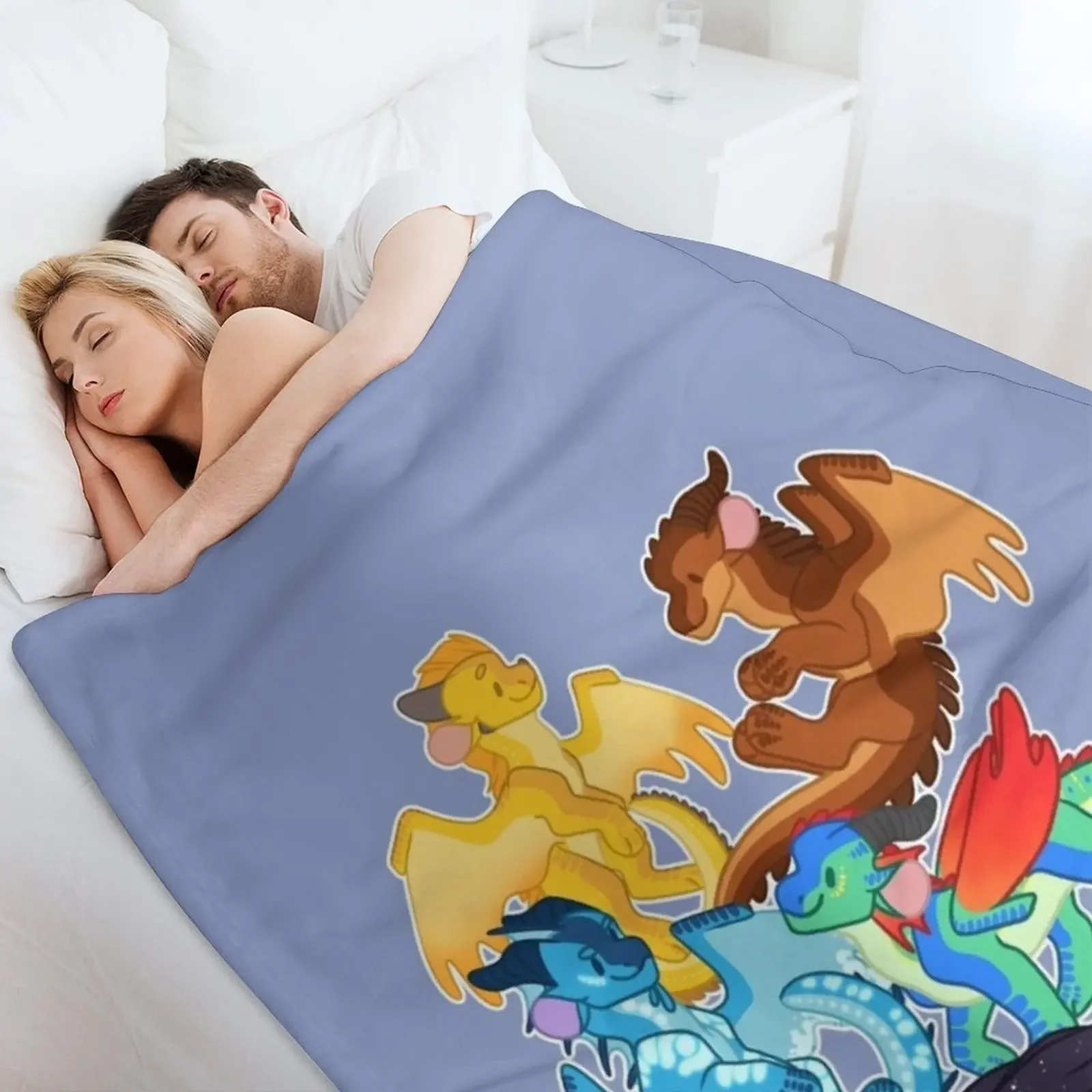 Драконы судьбы — одеяло WOF Wings of Fire движущиеся пляжные дорожные одеяла