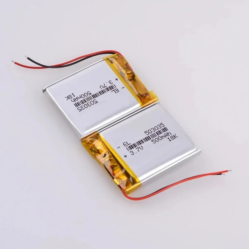 Аккумулятор литий-полимерный 3.7V 503035 500мАч для GPS-устройств, светодиодных фонарей, видеорегистраторов, радиоприемников, Bluetooth-колонок (art.: 3920db2867837) - 3920db2867837