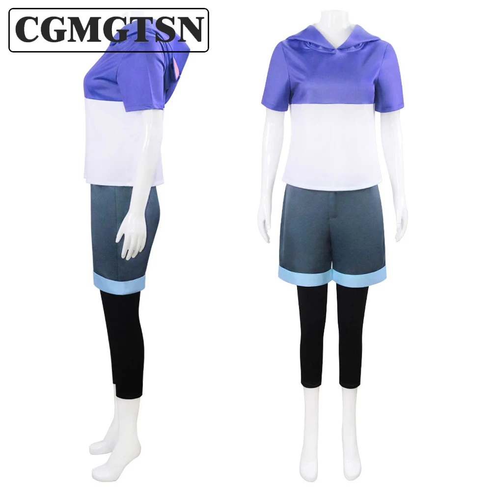 

CGMGTSN Luz Noceda Косплей Костюм Сова дом наряды Хэллоуин Карнавальный костюм футболка с коротким рукавом Толстовка Luz Noceda полный комплект