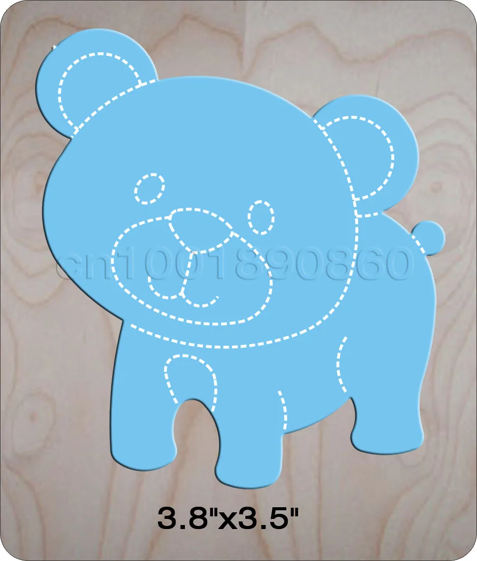 

MY507 bear cutter die cutting is compatible with most machines.
