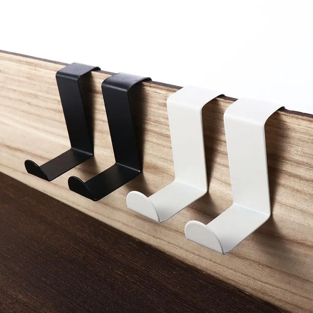 

Multifunction 2Pcs Cabinet Door Punch-Free Door Rear Organizer S-Shape Clothes Hanger Key Hook Storage Rack Hook