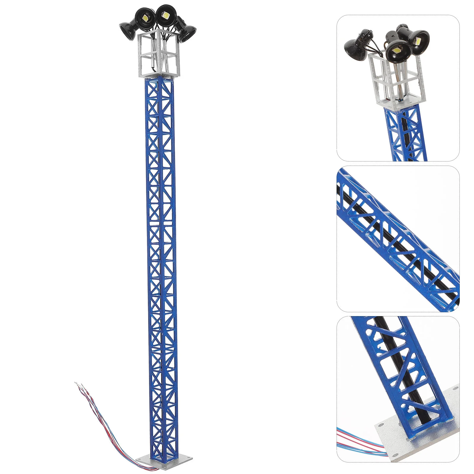 

Модель поезда огни песок стол DIY материалы дорожный фонарь декор мини сигнал улица микро пейзаж Abs аксессуары