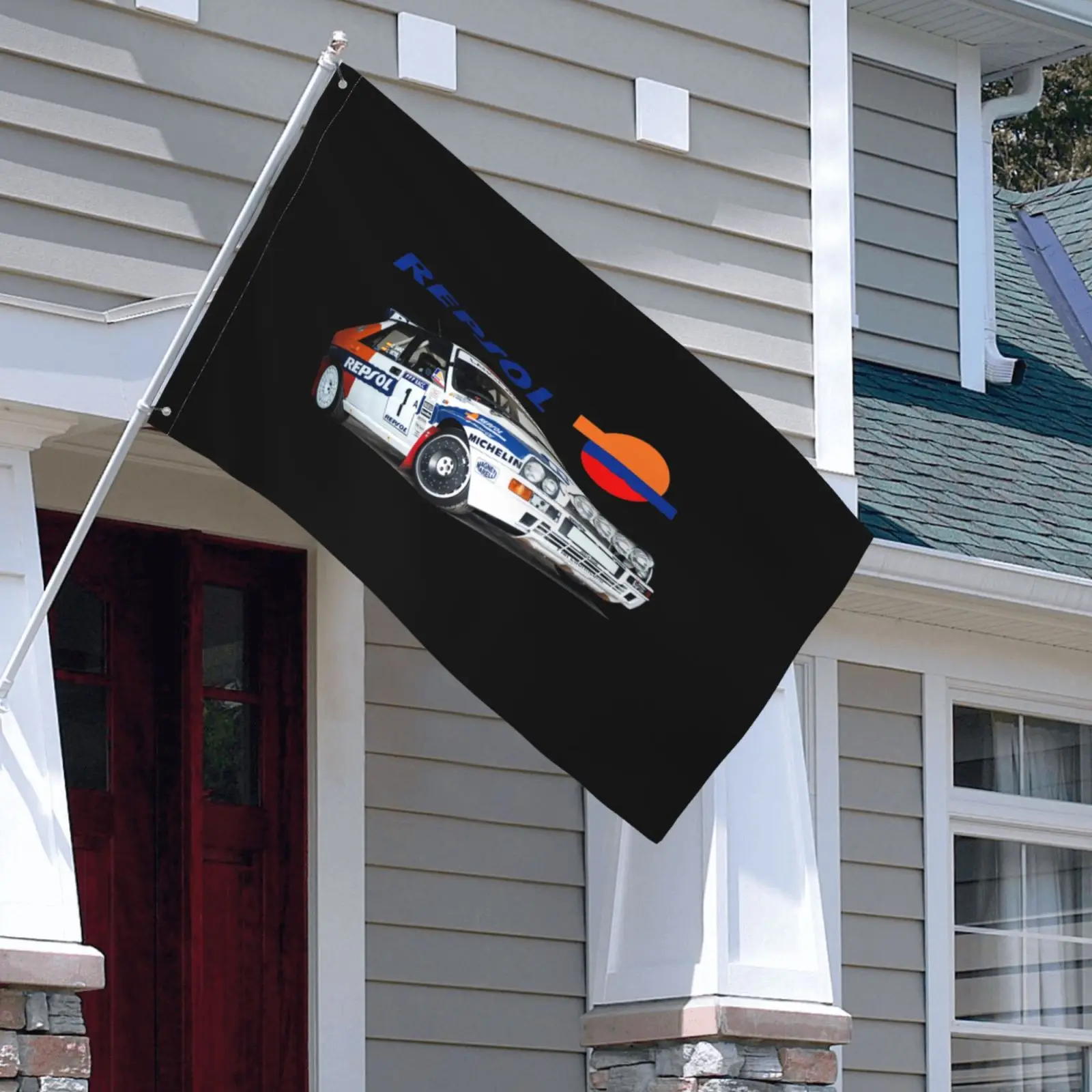 Lancia Repsol Rally Wrc Карлос Sainz Delta интегрированный Гоночный флаг T баннер висячий парад