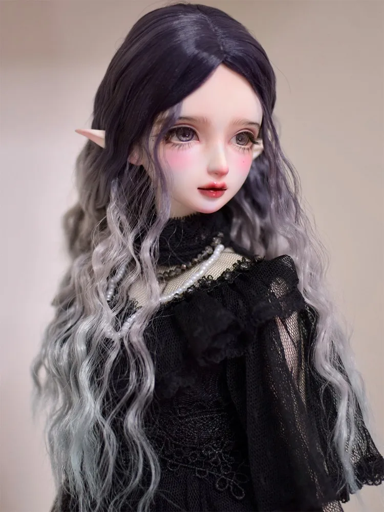 

BJD Doll Wigs Mohair Wavy Curly Hair for 1/3 1/4 1/6 BJD SD MSD MDD YOSD Gradient Wigs Doll Accessories Girls DIY Toys