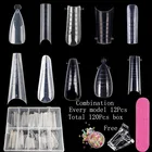 120 шт.коробка, формы для наращивания ногтей