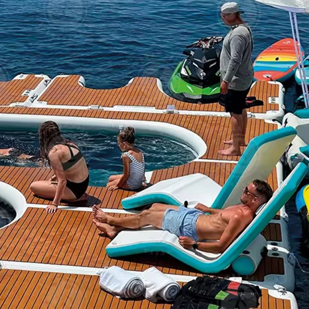 Одиночный надувной шезлонг бассейн плавание кресло для загорания диван-лежак