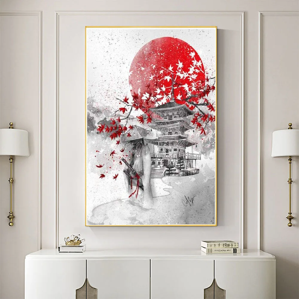 Набор для вышивки крестиком 11CT с цветочным принтом Сакура набор рукоделия холст