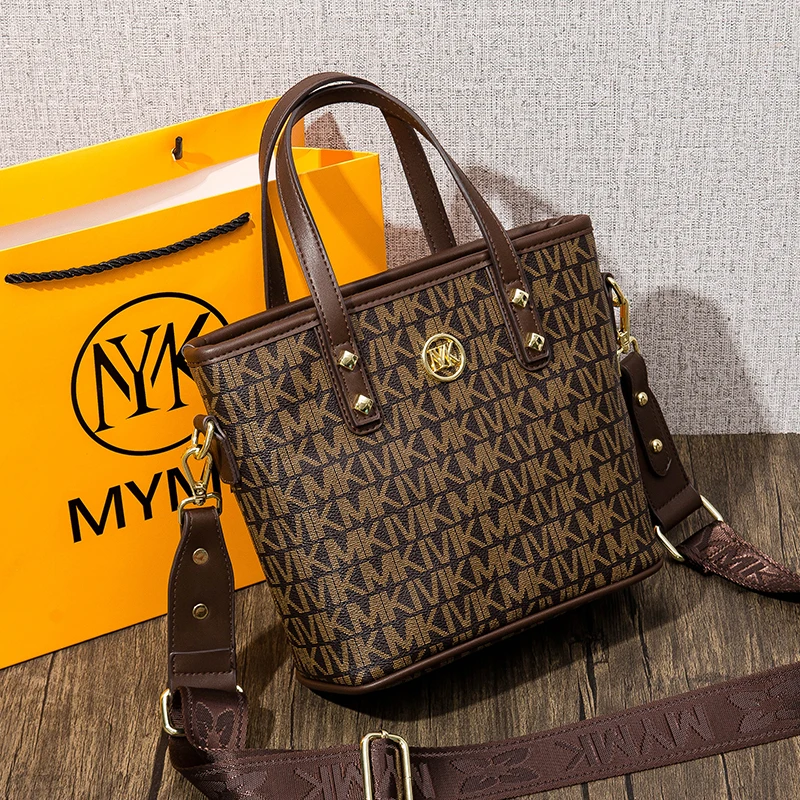 

New High-end Leather Women's Bag With Large Capacity Single Shoulder Crossbody Handbag