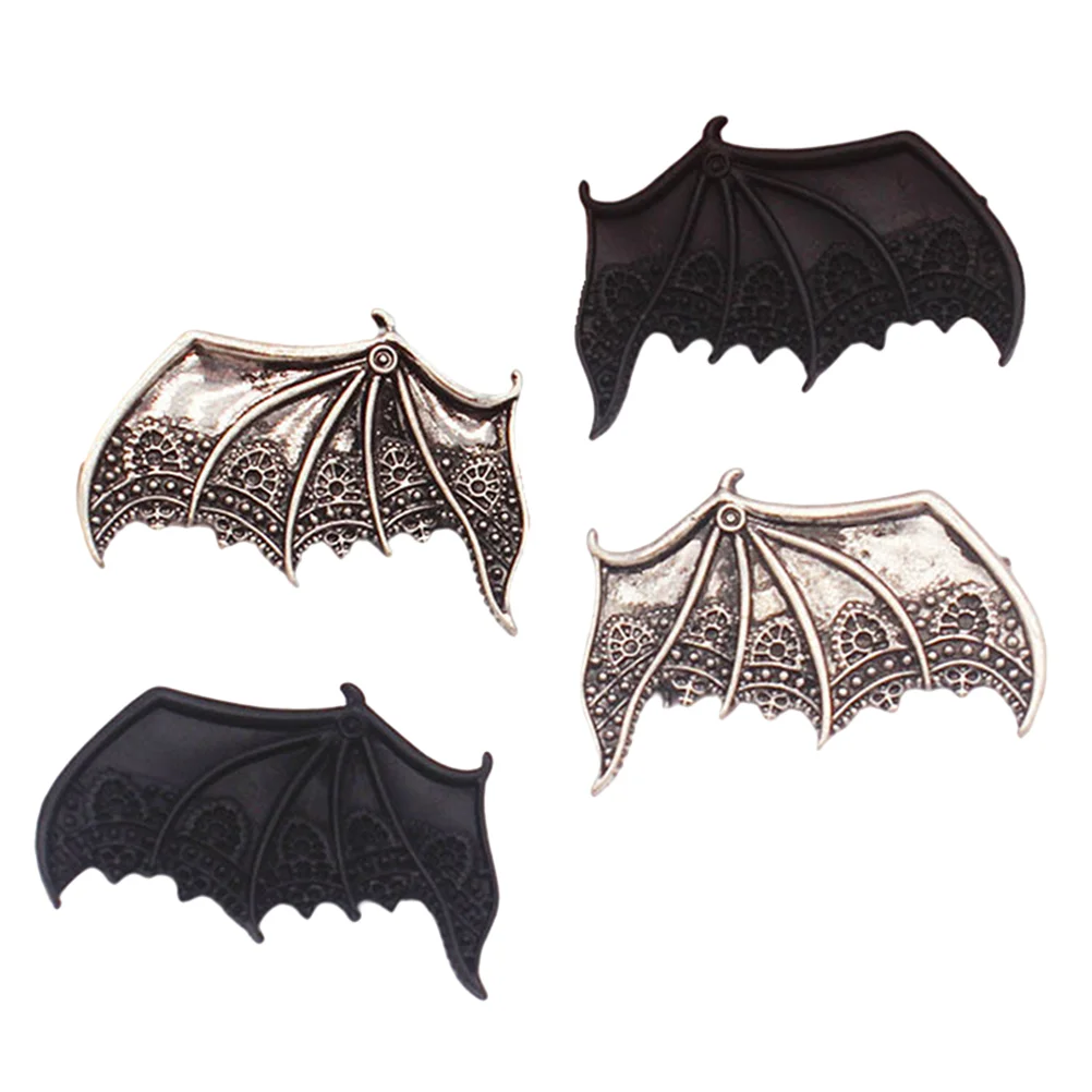 

2 Pairs Bat Wing Hairpins Kids Hair Clips Festival Hair Accessories