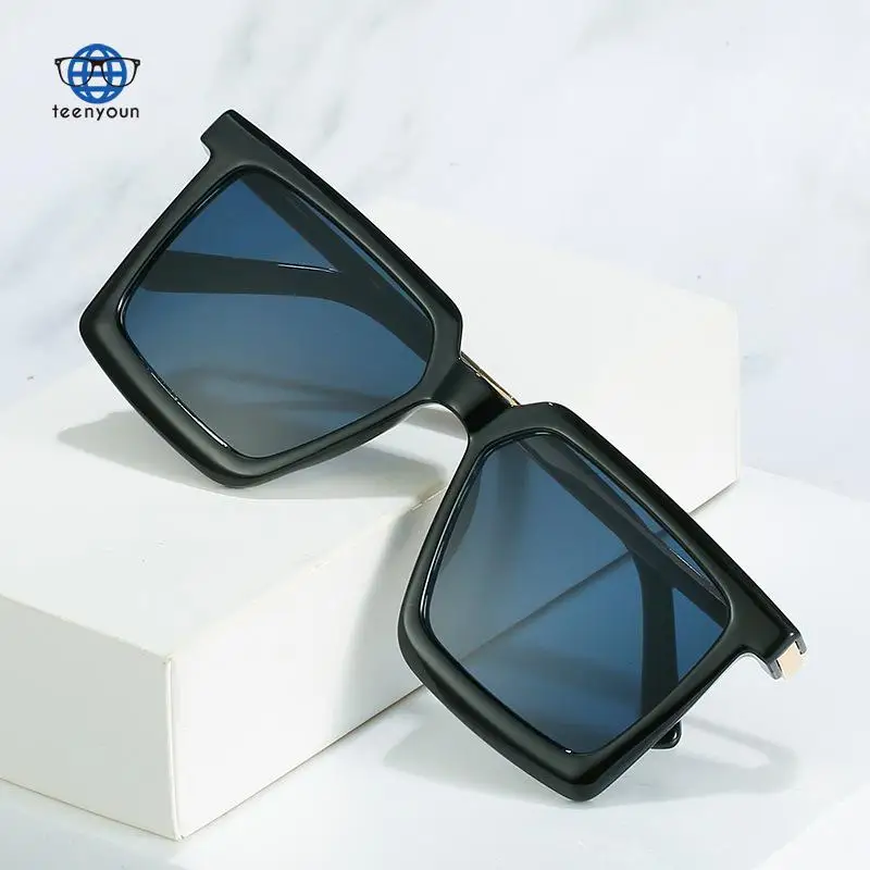 

Teenyoun 2022 New Shades Fashion Big Frame UV400 Ins Frame Gafas De Sol Sunglasses Sun Glasses