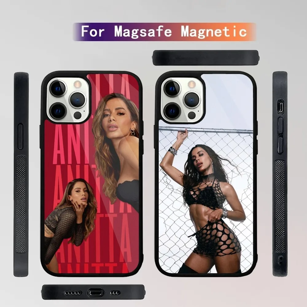 Магнитный чехол для телефона iPhone 16 15 14 13 12 11 Plus Pro Max Mini Magsafe