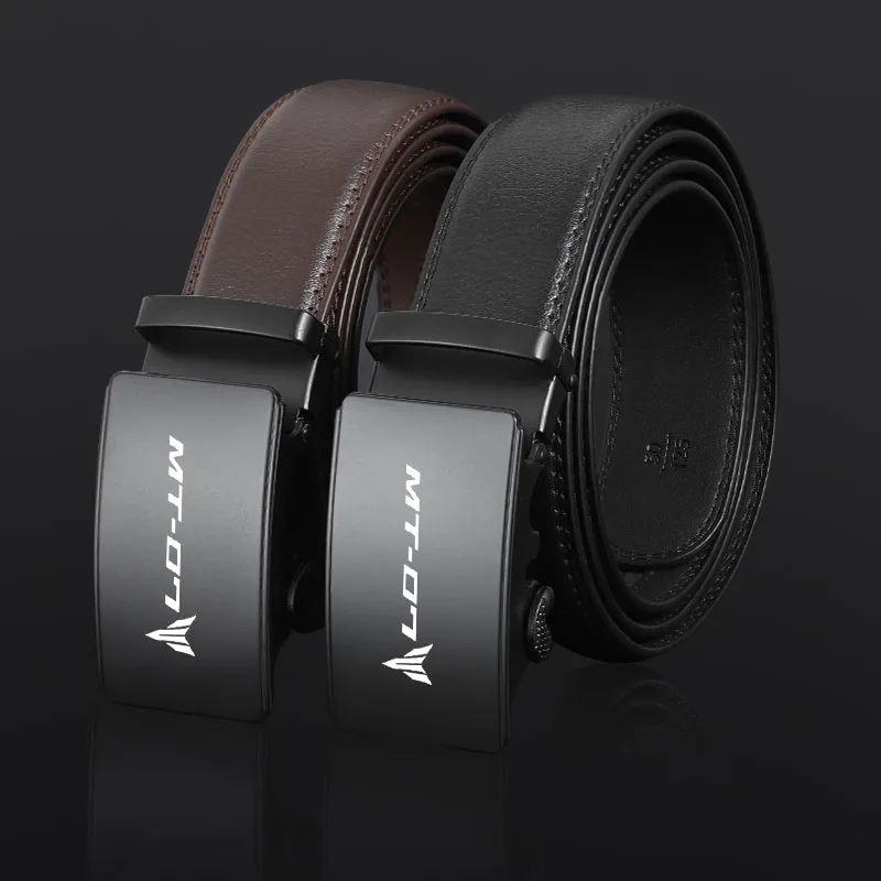 New automatic buckle men's tactical belt hard metal buckle belt military belt For YAMAHA MT07 MT-07 FZ07 2014--2022 accessories