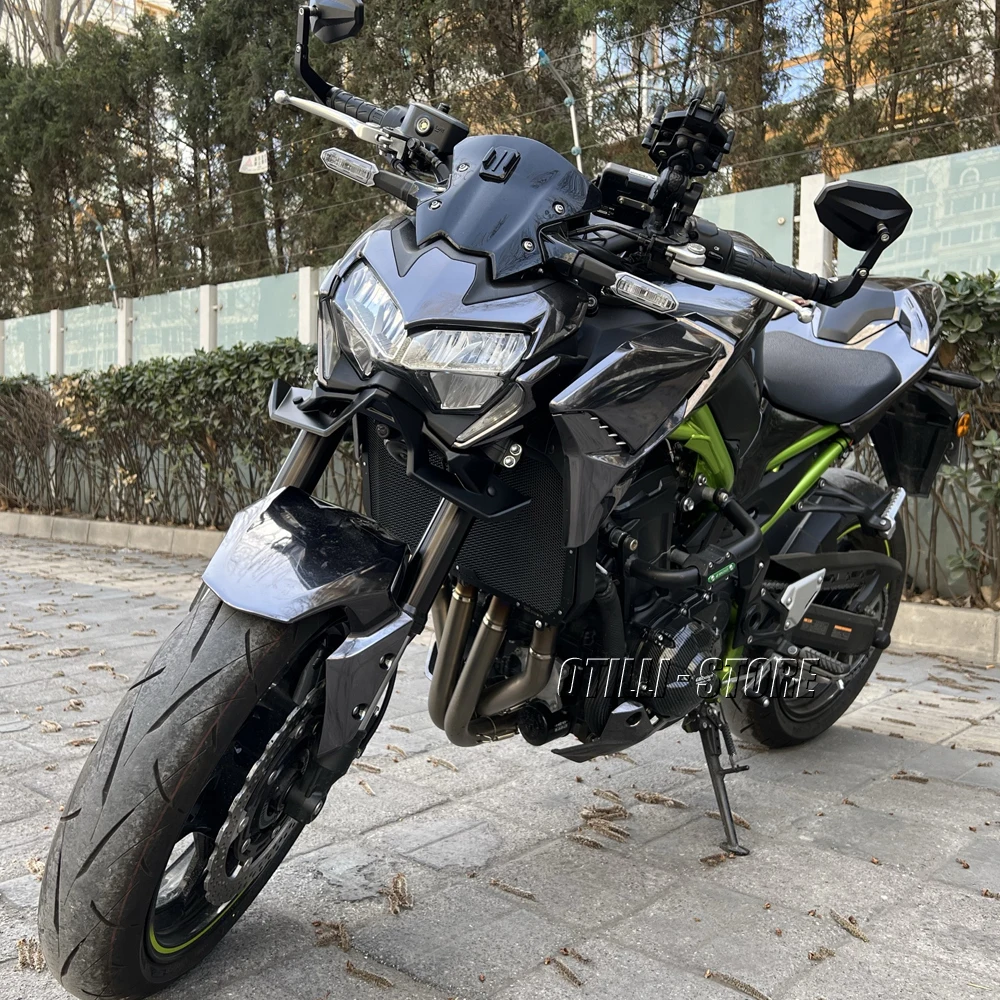 Новинка для Kawasaki Z900 Z 900 2020 2021 2022 2023 мотоциклетный безымянный передний спойлер Winglet