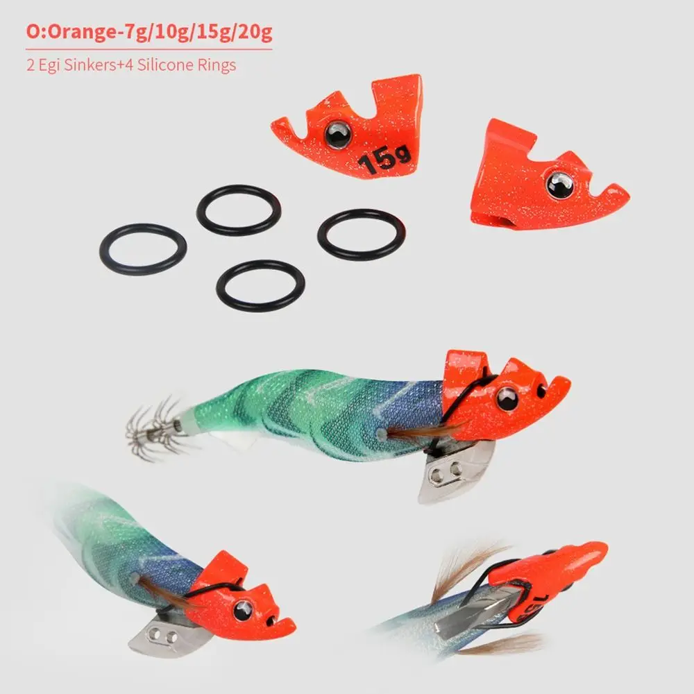 Приманки 7 г 10 15 20 приманка для осьминога грузило рыбалки снасти кальмара