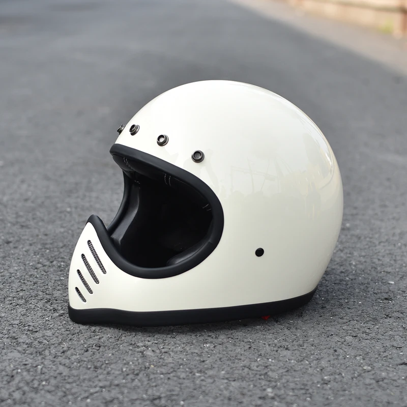 

Винтажный мотоциклетный шлем для мужчин и женщин, в стиле ретро