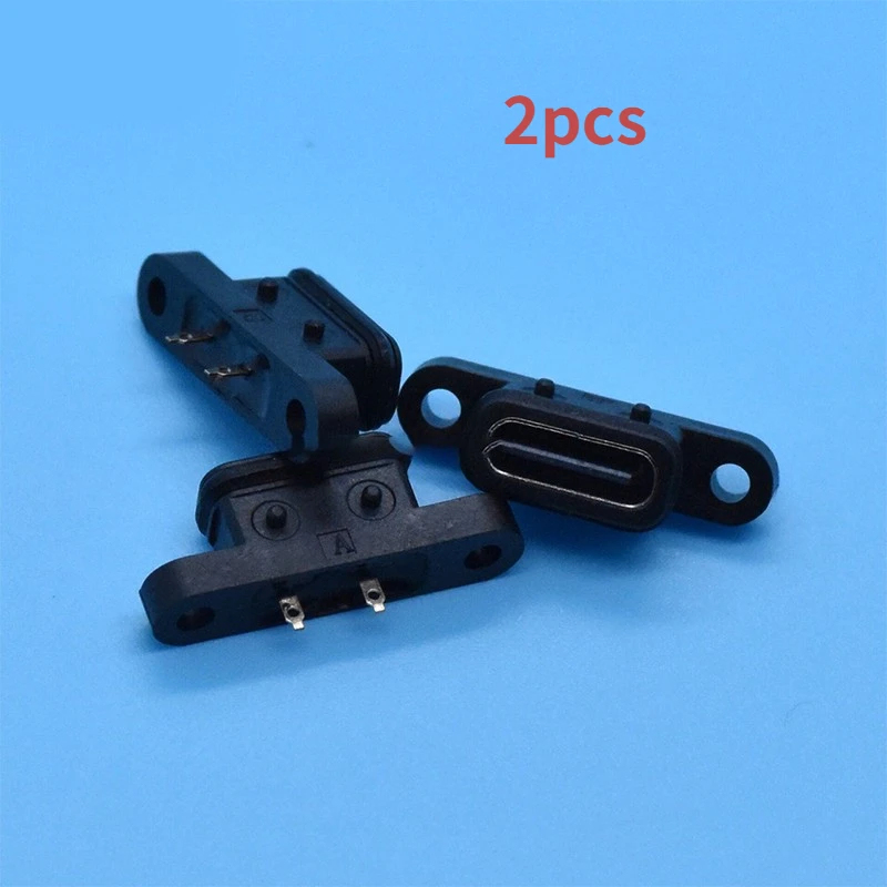 

2 шт., водонепроницаемый USB-разъем с отверстием для винта, 180 градусов