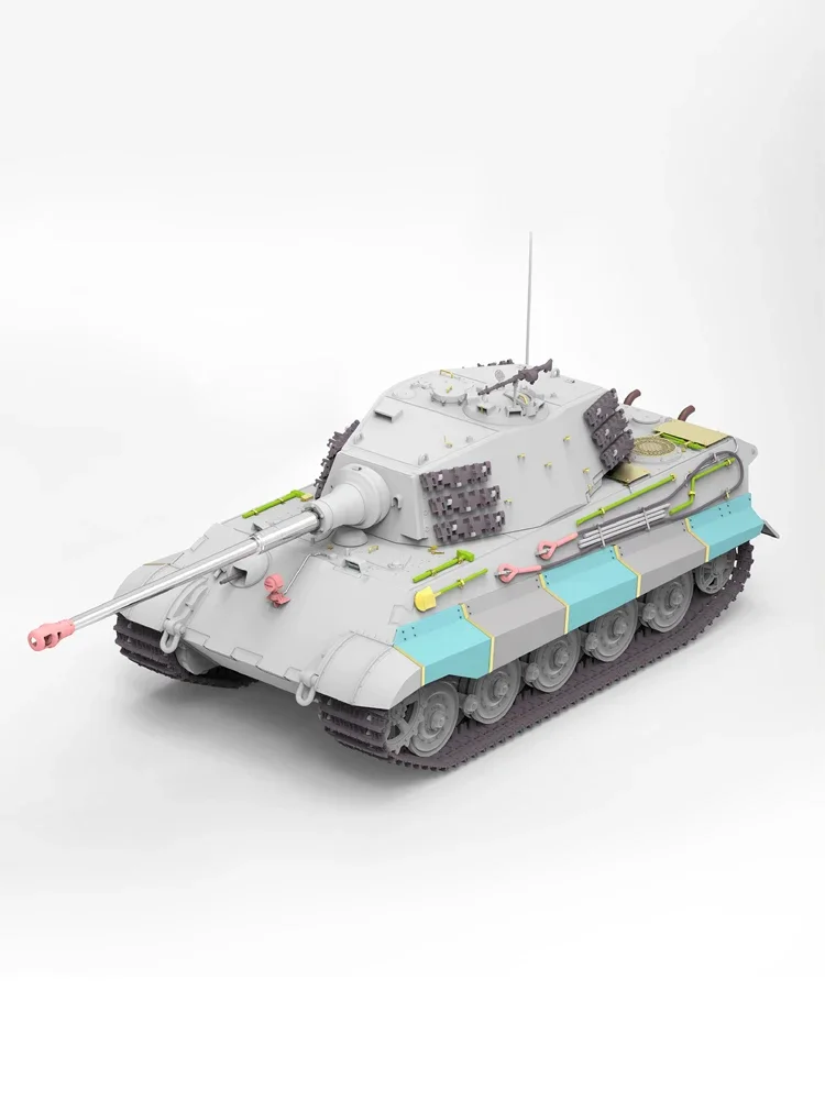 Комплект модели сборки Ryefield RM-5126 Sd. Kfz.182 King Tiger Henschel Turret Модернизированная версия