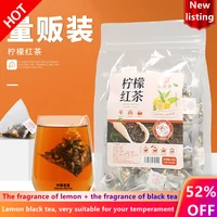 lemon black tea 150g50 bags triangle bag british black tea lemon black tea healthy slimming beauty anti aging tea
