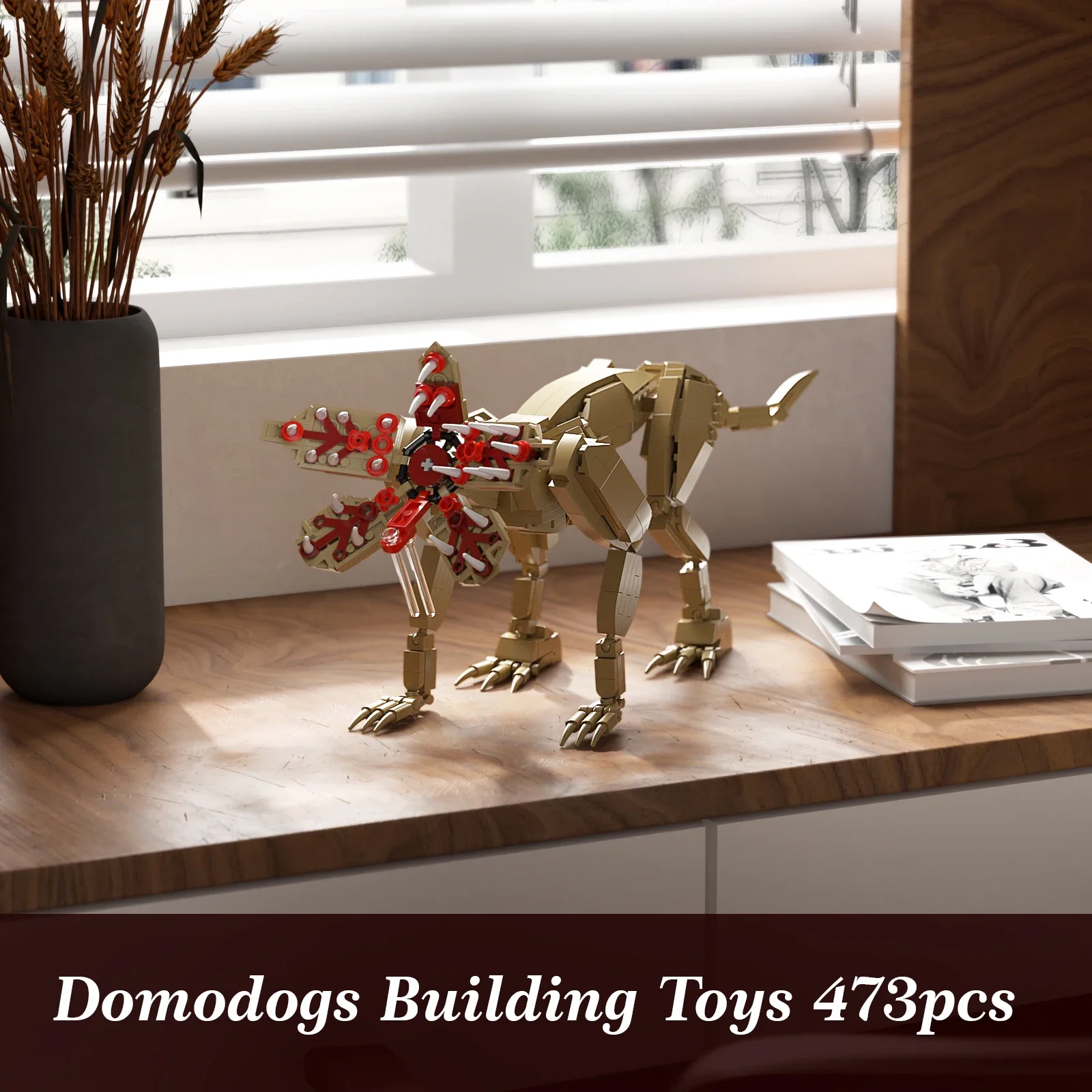 473 шт. Детский конструктор Demodog Monster Eleven Brickheadz