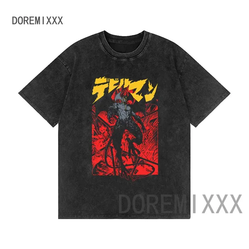 

Chainsaw Man Joyboy Nika Gear 5 Streetwear Harajuku Distressed Tshirt Manga Graphic T Shirt Women Short Sleeve Tops Tees