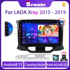 Автомобильный радиоприемник Srnubi Android 10 для LADA Xray X Ray 2015 - 2019 мультимедийный видеоплеер 2 Din навигация GPS Carplay стерео 2din DVD