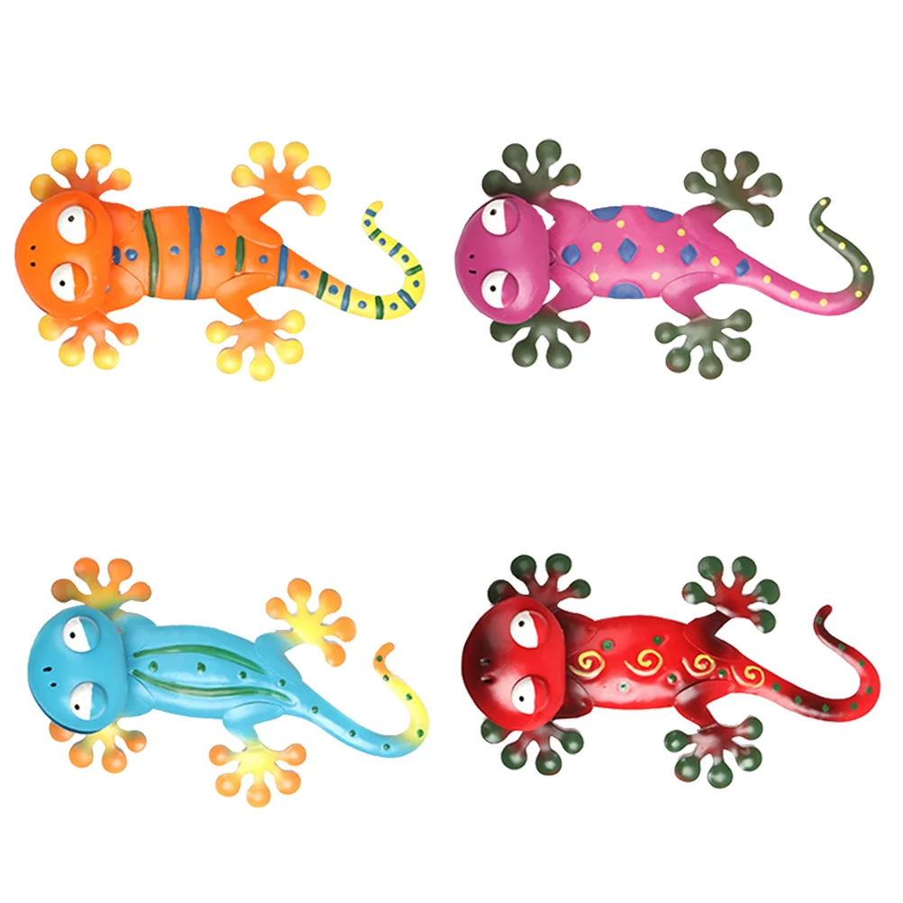 

Wall Gecko Iron Sculptures Hanging Pendant Walls Pendants Ornaments Decors