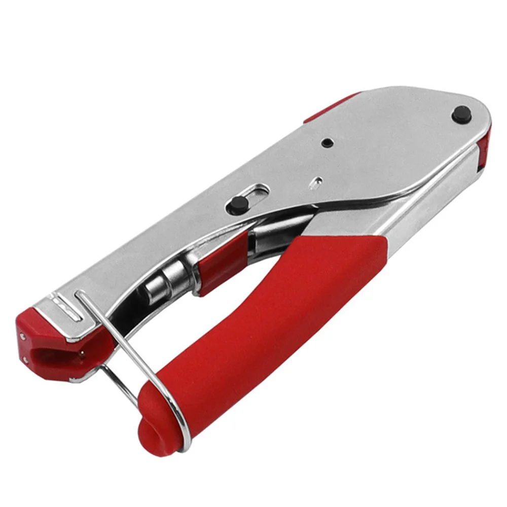 

Coaxial Cable Crimping Tool Set Squeezing Forceps&wire Stripper For Rg6 Rg59 Coaxial Cable Crimper With Compression Connectors