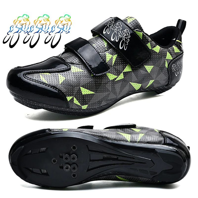 

New Road Riding Shoes Men's Outdoor Sports Cycling Shoes Women's Lock-assisted Professional Hard Bottom Non-slip Bicycle Shoes