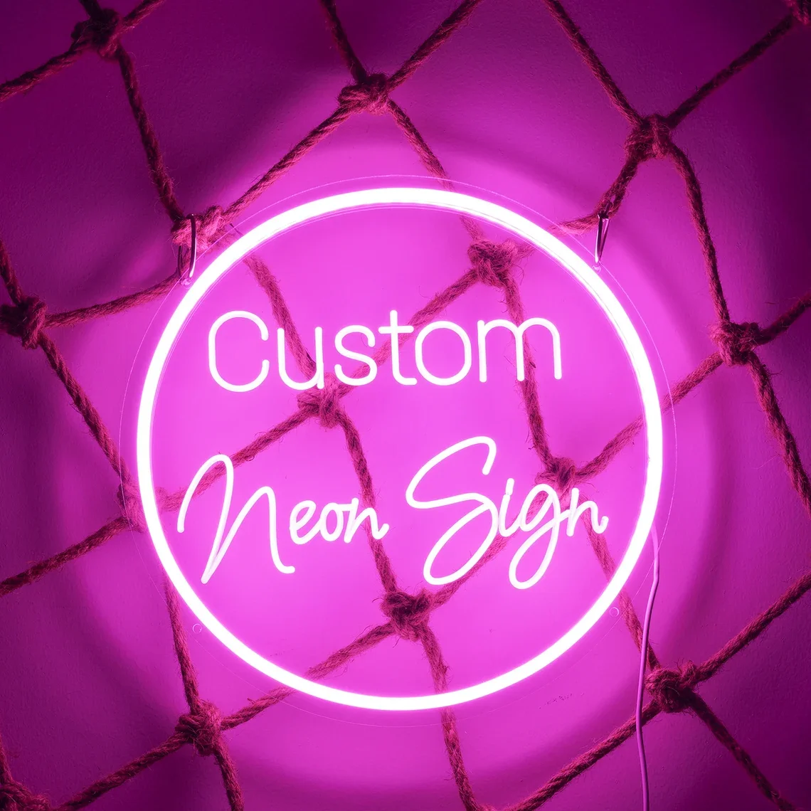 Custom Neon Sign Led Light Hair Nails Shop Business Neon Sign Logo Name Diy Wedding Birthday Room Decor Wall Night Lamp Dimmable