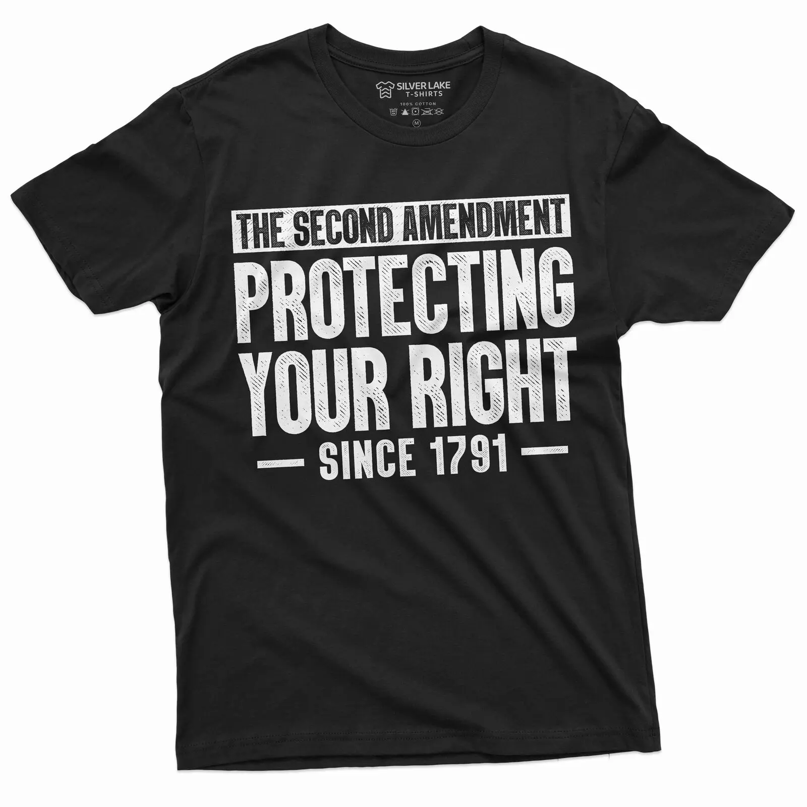 Футболка PEDRAZA 2nd Amendment protecting your rights since 1791 Хлопок