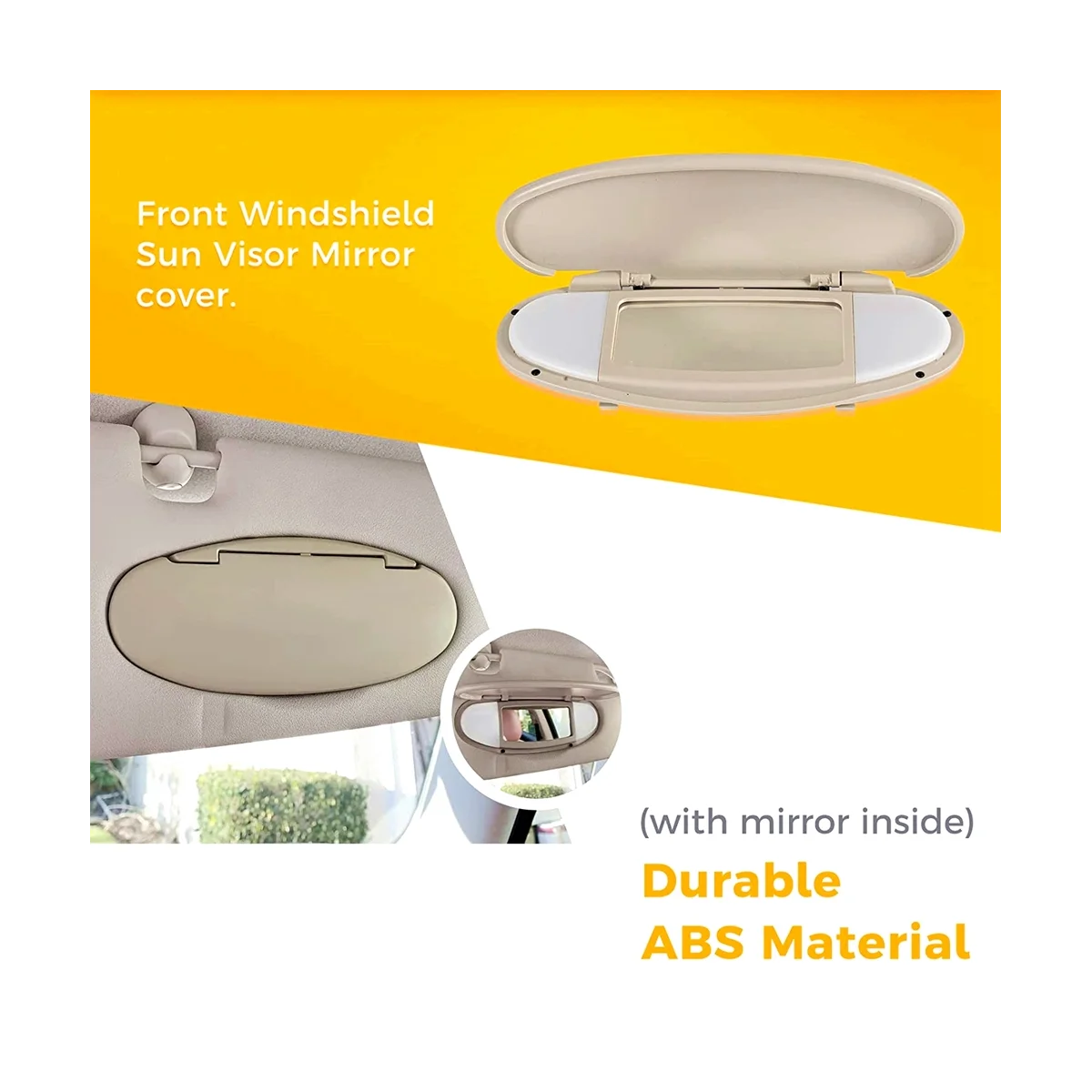 Автомобильный солнцезащитный козырек чехол для зеркала макияжа 51167361833 BMW MINI Cooper