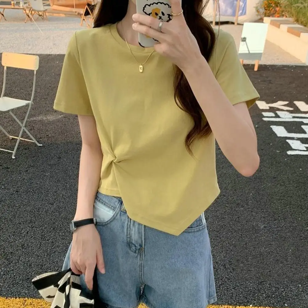 

2022 Summer Fashion O Neck Short Sleeve T-shirt Women Cute Cat Graphic All-match Tees Harajuku Oversized Midi Casual Tops