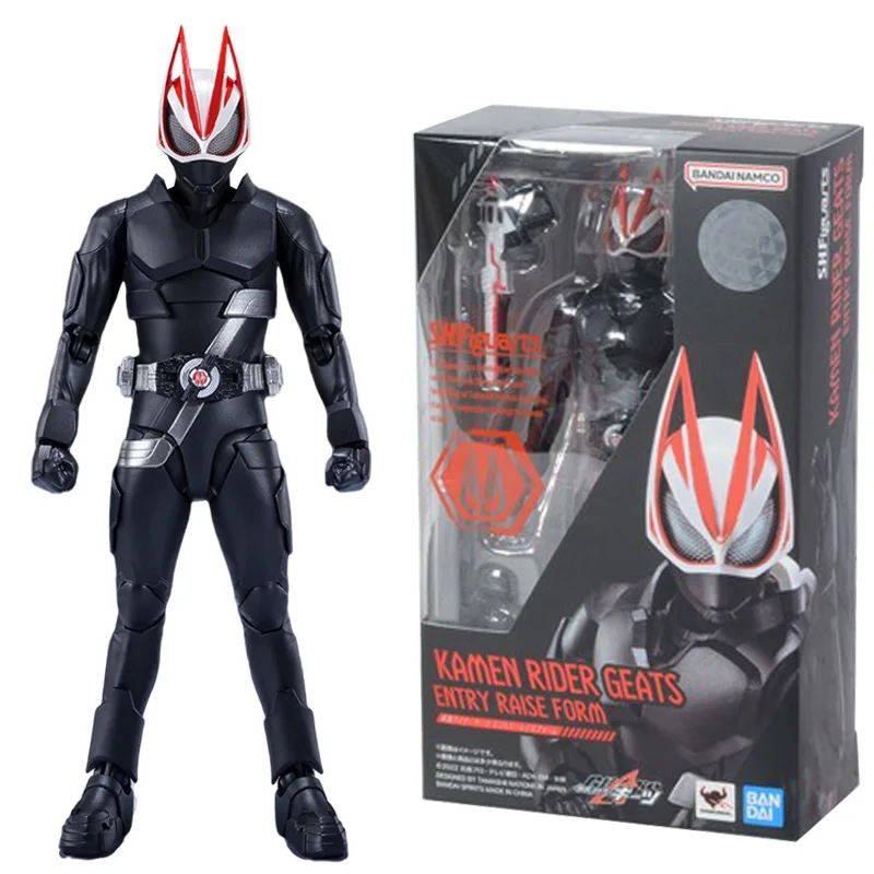 

In Stock Original BANDAI SPIRITS S.H.Figuarts SHF KAMEN RIDER GEATS ENTRY RAISE FORM Anime Figure Model Action Toys Gifts