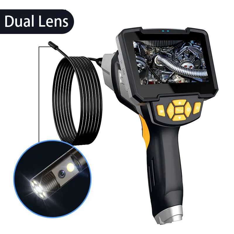 

Turnable Endoscope Camera 1080P IP67 Waterproof Telecamere Dual Lens Kameralar Handhold Portable Removable Endoscopio Camara Hot