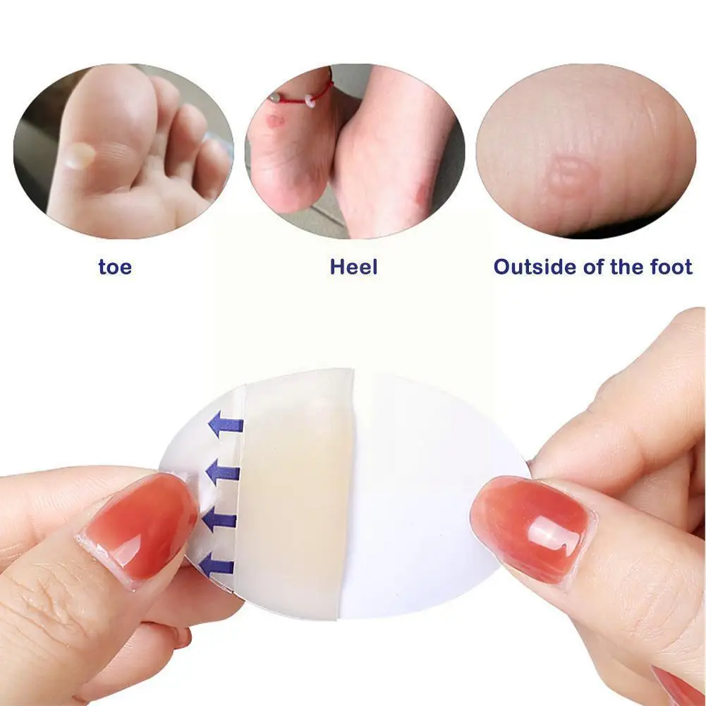 

1pc Silicone Gel Soft Heel Sticker Anti-wearing Heel Plaster Gel Adhesive Hydrocolloid Sticker Patch Blister Pedicure A9h2