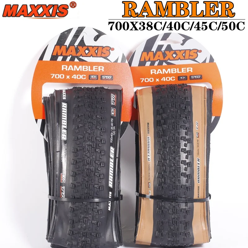 MAXXIS RAMBLER TUBELESS 700x38C/40C/45C/50C 650x47B 27.5x1.5