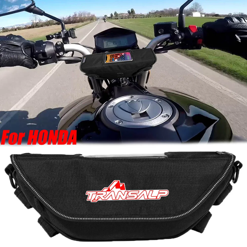 

For Honda XL750 Transalp XL650 XL 750 650 Motorcycle accessory Waterproof And Dustproof Handlebar Storage Bag navigation bag