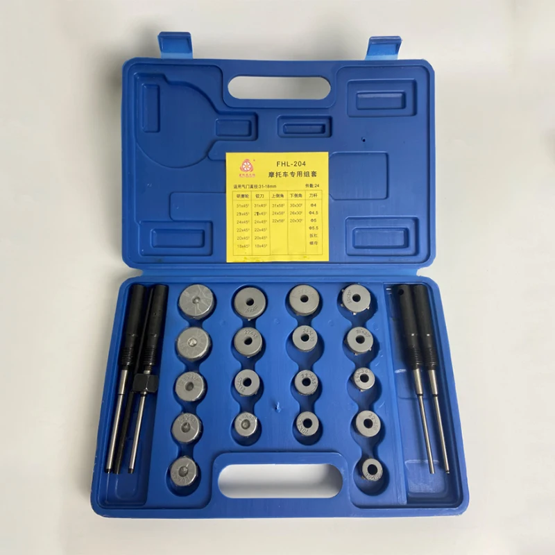 

Motorcycle Valve Tool Valve Seat Reamer Carbide Valve Seat Ring Service Grinding set available in a variety of sizes reamer tool