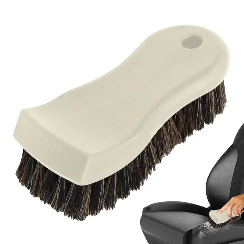 

Horse Hair Brush Natural Horsehair Polish Cleaning Brushes Detailing Brush For Counter Furniture Drafting And Patio