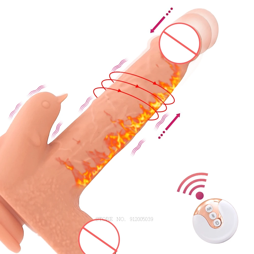 

Vibration Masturbator Thrusting Dildo Big Realistic Dildo for Women Heating Penis Vibrators with Suction Cup Skin Feeling Penisy