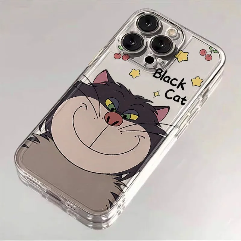 Чехол для телефона Lucifer the cat OPPO Reno 12F 12 7 11 11F 10 2F 4 8 8T 8Z 7Z 6Z 6 5 Pro Plus 4G 5G Прозрачный