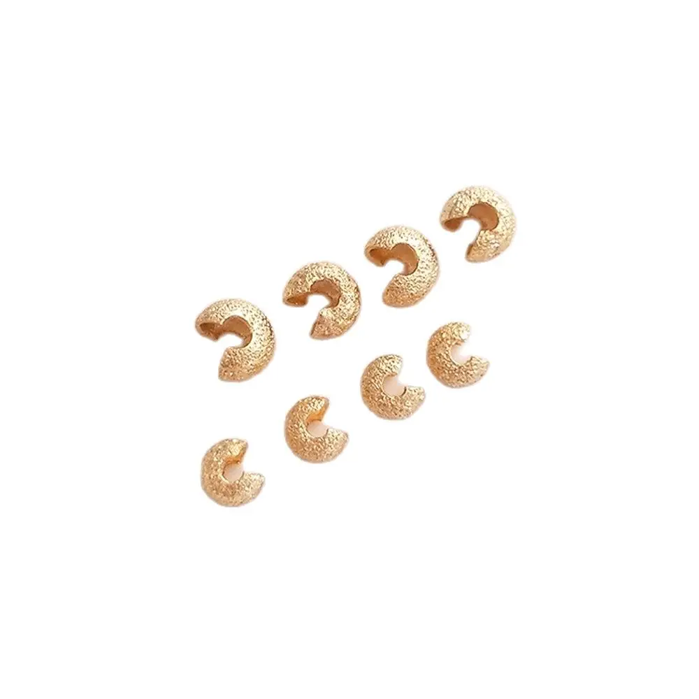 

14K Plating Gold Flash matte half moon bag clasp crescent clasp C clasp accessories positioning bead end clasp DIY material