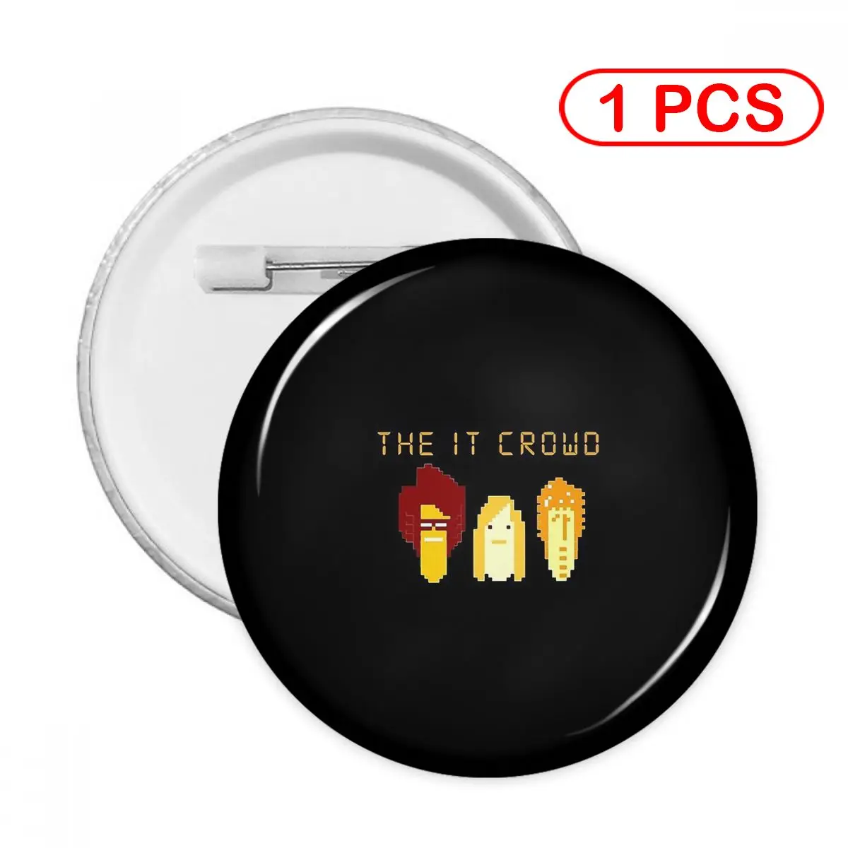 

It crowd Merchandise Code Pins Creative Brooch Jewelry Decor Metal Pin Badge Girl Child Broche Button Clothes Gift