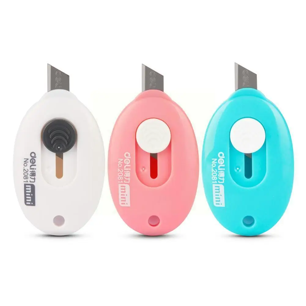 

3pcs/lot Deli Mini Letter Opener Paper Knife Office Safety Box Supplies Tools And Knife Crafting Utility R1d2