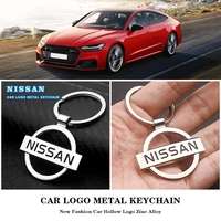 stainless steel keychain hanging fashion keyring car decoration for nissan x trail juke leaf micra note patrol sunny rogue tiida