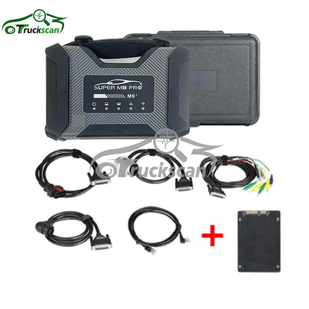СУПЕР МБ ПРО М6+ DoIP для BW Benz Авто-грузовик Авто диагностический инструмент DTS Monaco &amp; Vediamo DAS XENTRY WIS EPC on.