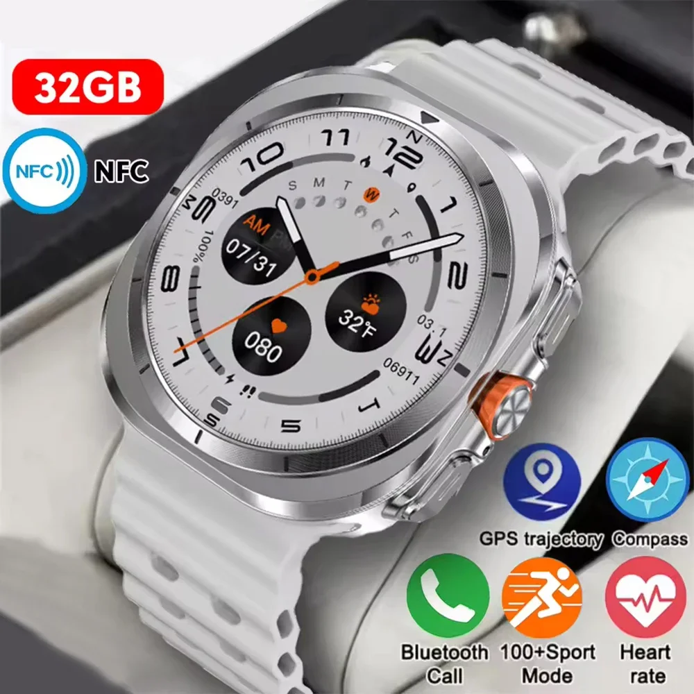 Zordai 2025 Новые Смарт-часы Мужчины Женщины 32 ГБ Память HD Видео Дисплей NFC GPS Трекер