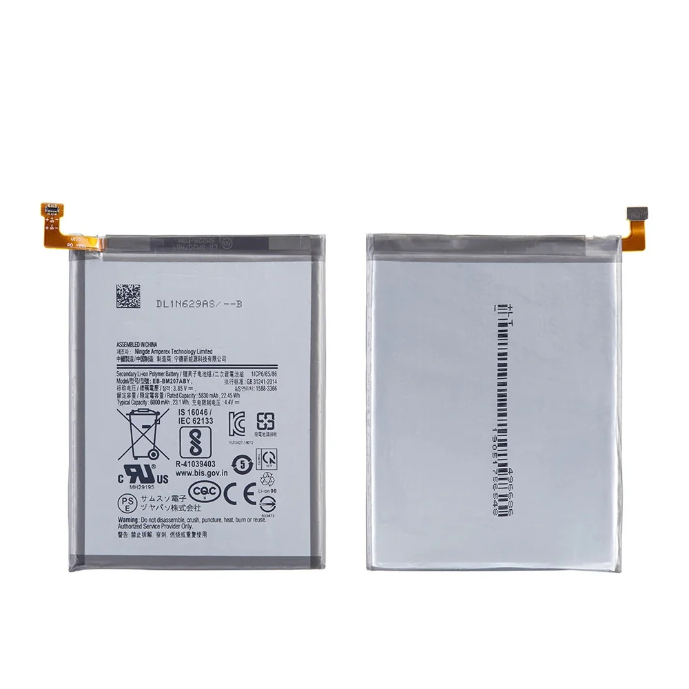 Оригинальная сменная батарея для SAMSUNG M30S M31 M315 M307 M307F M307FN M315F F41 M21 M21S M20S F415 F415F EB-BM207ABY